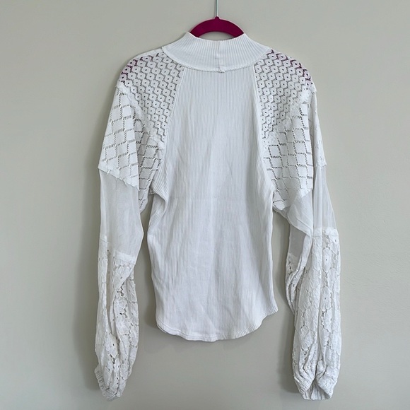 Free People Love Too Much top in white M - Picture 5 of 5